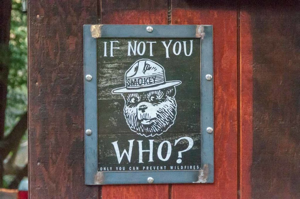 If not you who? Only you can prevent wildfires